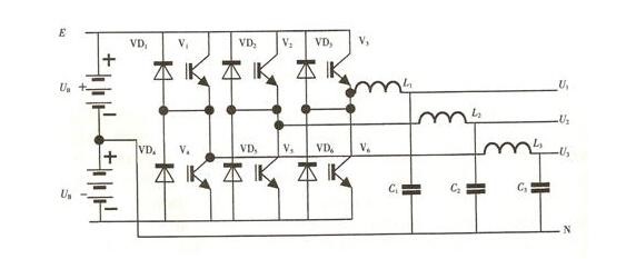 三相半橋逆變器
